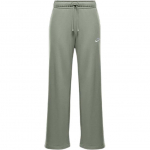 Nike Sportswear Club Fleece Vienspalvės Rai&scaron;teliu Vidutinio Juosmens Plačių Kojų Megztos Jogger Kelnės Moteri&scaron;kos Bottoms Horizon-Green FB2728-370 XL