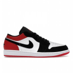 Air Jordan 1 Low SE Black Toe Unisex Kedai Balta Gimnastikos Raudona IB8971-106 40.5