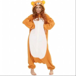 Me&scaron;kos kombinezonai Rilakkuma Moterims Kigurumi Gyvūnų Cosplay Kostiumas Helovino Kalėdiniams Drabužiams Kuma Viso Kūno Pižama Naktiniai Drabužiai Animacinis &Scaron;uolis S