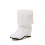 Mada Didelis Dydis 33-43 Moteri&scaron;ki Auk&scaron;tinantys Kulną Kailiniai Aulinukai Kasdieniai Lakoni&scaron;ki Aulinukai Moterims Auk&scaron;takulniai Batai Moteri&scaron;ki Žieminiai Botai Mujer33-43 39 balta