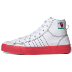 Adidas Originals Nizza Hi Rf Auk&scaron;takulniai Skate Batai Unisex Skate Batai Balti Raudoni GX2708 36