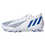Adidas Predator Edge.2 Kietos dangos futbolo bateliai Vyri&scaron;ki futbolo bateliai Balti Mėlyni GW6146 40⅔