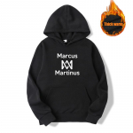 Marcus ir Martinus Hoodie Megztiniai Vyrams Moterims Madingi Laisvalaikio &Scaron;aunūs Puloveriai Studentams Harajuku Streetwear Hoodie megztinis XL