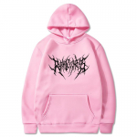 Kpop Gothic Super Big Dark Lightning laisvas megztinis su gobtuvu ilgomis rankovėmis megztinis medvilninis Y2K Oversize plonas liepsnos megztinis S