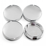 BBS 09.24.467 Ratlankio dangtelis Chromo sidabro 70,6 mm 2,8 Ratlankio centriniai dangteliai 4 vnt. (I&scaron;orė: 2,8 , Vidinė: 2,4 colio) 70.6mm sidabras