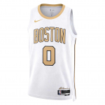 Nike Dri-Fit Swingman NBA Boston Celtics 2025-26 Sezonas Jason Tatum 0 Apvalus kaklas Greitai džiūstanti krep&scaron;inio mar&scaron;kinėliai Vyri&scaron;ki mar&scaron;kinėliai HM5974-103 M