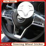 Automobilio vairo skydelio rankenėlės dangtelio apdailos lipdukas, skirtas Nissan Xtrail T32 Rogue Note Qashqai J11 Versa Juke Micra Kicks Leaf 2Pcs
