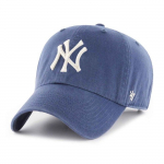 Casquette r&eacute;glable - 47 Brand - New York Yankees - 100% coton - Style d&eacute;contract&eacute; - Couleur bleu