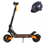 Kukirin G3 1200W Electric Scooter, 50km/h Max Speed, 63km Range,52V 18.2Ah, 10 Off-road Tires, Rocker Arm Suspension, Foldable, IP54 52V 1200W 18Ah+Helmet (Split Up) oranžinė/juoda