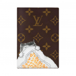 Louis Vuitton X Grace Coddington Bendradarbiavimas Catogram Paso Laikiklis Moteri&scaron;ki Aksesuarai Ruda M25753 Gift Set(Basic Set+Box+Shopping Bag)