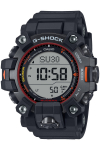Casio MUDMAN Saulės energija Pagamintas i&scaron; biomasės Juodas G-Shock Radijo bangomis valdomas laikrodis, Plastikas, GW-9500MEC-1JF, Vyri&scaron;kas,