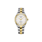 TISSOT PR100 Kolekcija Automatinis Mechaninis Judėjimas Vyri&scaron;kas Laikrodis 39mm Baltas Ciferblatas Nerūdijančio Plieno Dėklas T101.407.22.031.00 Silver Dial white