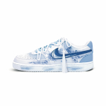 Nike Court Vision 1 Neslystantys žemi krep&scaron;inio/riedlenčių batai Vyri&scaron;ki Mėlyni Balti DH2987-101(Komanda301-) 40.5