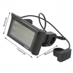 Elektrinio paspirtuko LCD ekrano matuoklis Elektrinio dviračio LCD ekranas Elektrinio paspirtuko SW900 LCD ekrano matuoklis su vandeniui atspariu jungtimi juoda