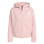 Adidas True Healing serijos laisvo kirpimo su gobtuvu ir užtrauktuku ilgomis rankovėmis striukė Moteri&scaron;kos striukės KC7905 S