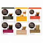 Kapsulės Nescafe Dolce Gusto Kavos rinkinys Mix 96 vnt.. 4+2