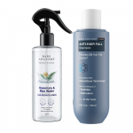 Bare Anatomy Nature X Science Rozmarinų vandens pur&scaron;kalas plaukų augimui ir tankumui su ryžių vandeniu 200 ml + &Scaron;ampūnas nuo plaukų slinkimo 5 kartus mažesniam plaukų slinkimui