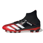 Adidas PREDATOR MUTATOR 20.3 Amortizuojantys, Dilimui atsparūs vidutinio auk&scaron;čio vaiki&scaron;ki futbolo bateliai Juodi Raudoni Vaiki&scaron;ki EF1946 28 black