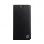 Natūralios odos atverčiamas piniginės tipo dėklas telefonui Oukitel WP23 WP26 WP27 WP28 WP30 WP35 WP36 WP38 WP39 WP200 WP55 Pro Ultra For Oukitel WP21 black