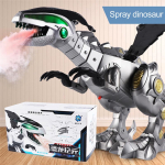 Universali ma&scaron;ina Elektrinis pur&scaron;kiamas dinozauras &Scaron;viesos ir garso mokomasis vaikams žaislinis dūmų pur&scaron;kiklis dinozauras