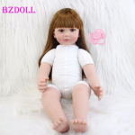 BZDOLL 60 cm mink&scaron;to silikono naujagimio lėlė be drabužių Gyvybi&scaron;ka 24 colių princesė kūdikių žaislas prie&scaron; miegą Gražios gimtadienio dovanos