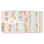 &bdquo;Bear Baby&ldquo; stiliaus &bdquo;Scrapbooking&ldquo; popieriaus pakuotė i&scaron; 24 lapų rankų darbo rankdarbių popieriaus amatų fono padėklas