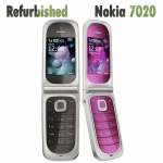 Atnaujintas originalus Nokia 7020 mobilusis telefonas su 1 SIM kortele No charger pilka spalva