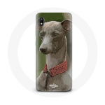 Coque pour Samsung Galaxy A10 L&eacute;vrier greyhound Gris
