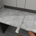 Vandeniui atsparus PVC marmuras &bdquo;pasidaryk pats&ldquo; lipnūs sienų lipdukai virtuvės atnaujinimo tapetai dekoratyvinė plėvelė 60cm*3m