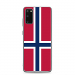Telefono dėklas - Samsung - Galaxy S20 Plus - Norvegijos vėliava - Mink&scaron;tas - Daugiaspalvis