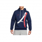 Nike Standard Issue Dri-Fit Paris Saint-Germain Lengvas patogus džemperis su gobtuvu Vyri&scaron;ki džemperiai su gobtuvu Vidurnakčio mėlynas FQ3218-410 S