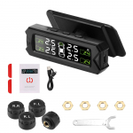 Saulės energijos automobilių TPMS automatinės apsaugos signalizacija padangų slėgio jutiklio temperatūros įspėjimas padangų slėgio stebėjimo sistema taupykite degalus