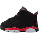 Air Jordan 6 Retro TD Reverse Infrared Pardavėjo Kūdikio Sportbačiai Juodi &Scaron;viesiai Raudoni IQ1280-001 25 black