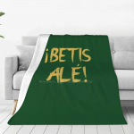 ?Betis Al&eacute;! Auksinė Geriausiai Pardodama Kambario Namų Flanelinė Antklodė Sevilla Espa ? Ispanija Los Verdiblancos Verderones B&eacute;ticos 75x100cm (30x40inch)