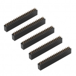 5 vnt. 2 x 20 kontaktų 2,54 mm žingsnio moteri&scaron;kų dviejų eilių trumpų kontaktų lizdų Raspberry Pi