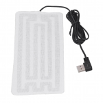 USB &scaron;ildymo plėvelė 7,5x3,5 colio Saugus patvarus anglies pluo&scaron;tas Skalbiamas ma&scaron;inoje USB &scaron;ildomas padėklas juosmeniui kūnui