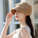 Moteri&scaron;ka greitai džiūstanti skrybėlė nuo saulės su plačiu kra&scaron;tu apsaugai nuo UV spindulių - Madinga žvejo kepurė, skirta pavasario/vasaros lauko veiklai