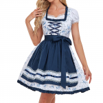 Moteri&scaron;ki &bdquo;Oktoberfest&ldquo; scenos kostiumai L mėlyna