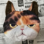 Creative Lovely automobilinis pagalvės užvalkalas Cat Rabbit Panda Printed Animals Veido automobilio galvos atrama automobilio sėdynės atramos pagalvėlė