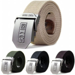 Auk&scaron;tos kokybės vyri&scaron;kos mados karinės drobės, nailono pynimo diržai vyrams Ceinture Homme/Cinto Masculino plius dydis 110cm--150cm 150 cm juoda