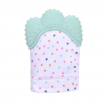 (Projektorius)Silikoninės kūdikių dantukų dygimo pir&scaron;tinės kūdikiams, nevalgomoms, moliarinės lazdelės žaislai &ndash; neleidžia įbrėžti pir&scaron;tinių ant kūdikio rankų One Size