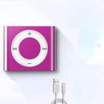 Ne&scaron;iojamas ir itin plonas sportinis MP3 grotuvas su metaliniu korpusu, tinkantis bėgioti ir bėgioti MP3+128GB Card