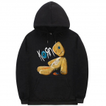 KORN PROBLEMS ROCK BAND NAUJAS JUODAS Gatvės drabužiai Unisex Alternatyvūs Metalai Džemperis su gobtuvu Unisex Moterims Vintažiniai Dideli Džemperiai Unisex Džemperis XL