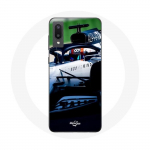 Coque pour Samsung Galaxy A02 Formule 1 Pierre Gasly Pilote F1 Blanc