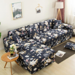 L formos sofos užvalkalai &bdquo;Spandex&ldquo;, skirti svetainei Pilkas užvalkalas tamprus sofos kėdės užvalkalas Kampinis sofos sofos užvalkalas Elastinė &bdquo;Fundament&ldquo; sofa 1PC 1-Seat 90-140cm