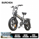 BURCHDA-Electric Bike RX10 Bloody W50KM/H, 27,5 colio, 48V, 17,5 Ah, vetio baterija, dviguba amortizacija