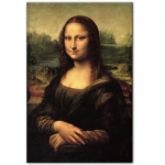 Monos Lizos &scaron;ypsena Portreto drobės tapybos reprodukcijos Klasikinis Da Vinci garsaus meno plakatas gyvenamajam kambariui Cuadros paveikslėlis Namų dekoro fonas 20*40cm No Frame