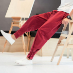 Vyri&scaron;kos japoni&scaron;ko stiliaus kelnės, samurajų kostiumas, senovinės vyri&scaron;kos kelnės, senovinės haremo kelnės, didelio dydžio kimono, jukata gatvės apranga L