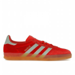 Adidas Gazelle Indoor Better Scarlet Green Velvet Moteri&scaron;ki sportbačiai Raudoni Hazy-Green Gum IG6786 45⅓