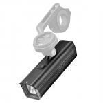 Priekinis dviračio žibintas 5000mAh 1500lm IPX6 Garmin ir GoPro laikiklis Juodas